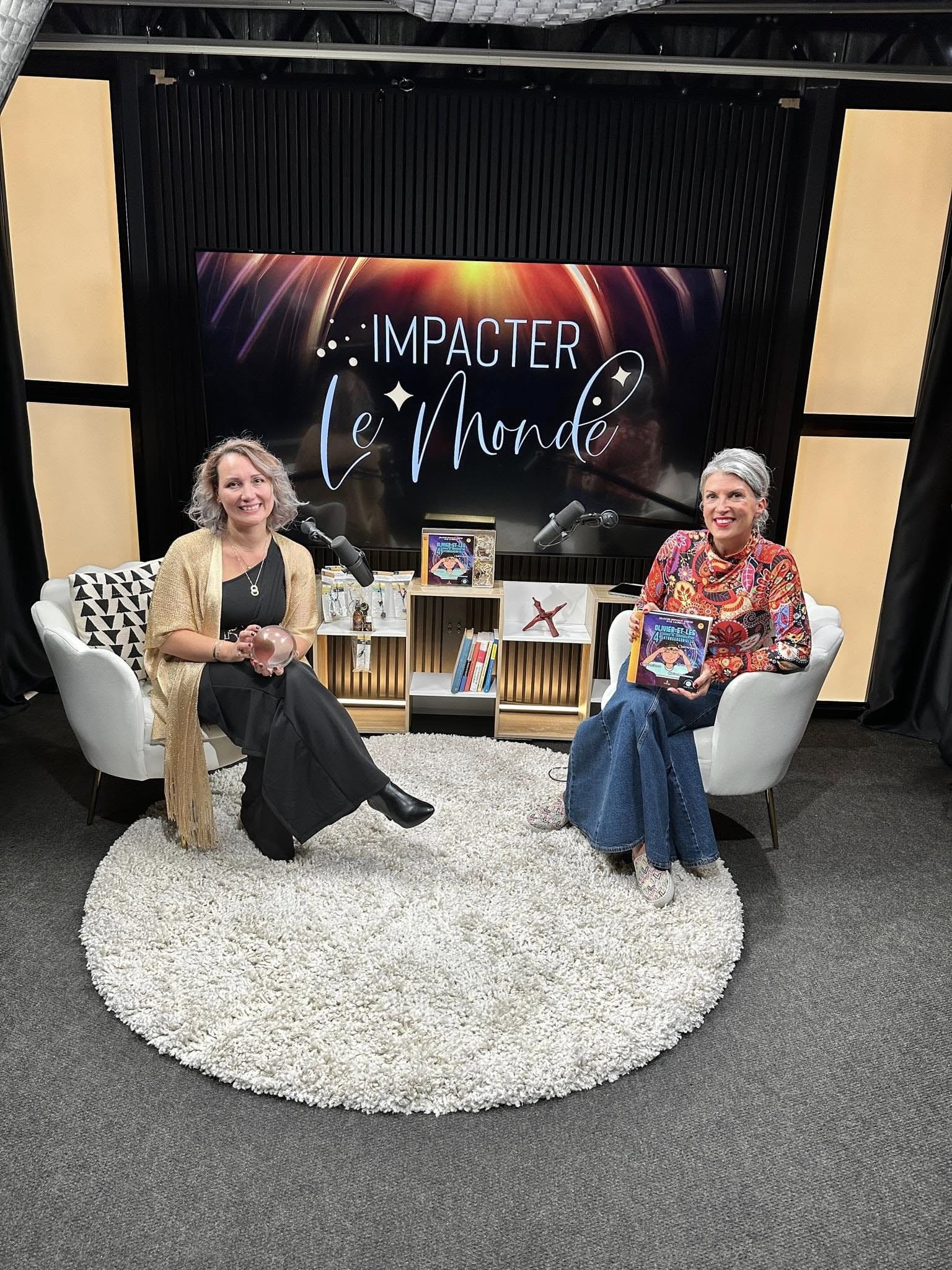 Passage de Julie Vaudreuil au podcast ''Impacter le monde'' avec Karine Champagne